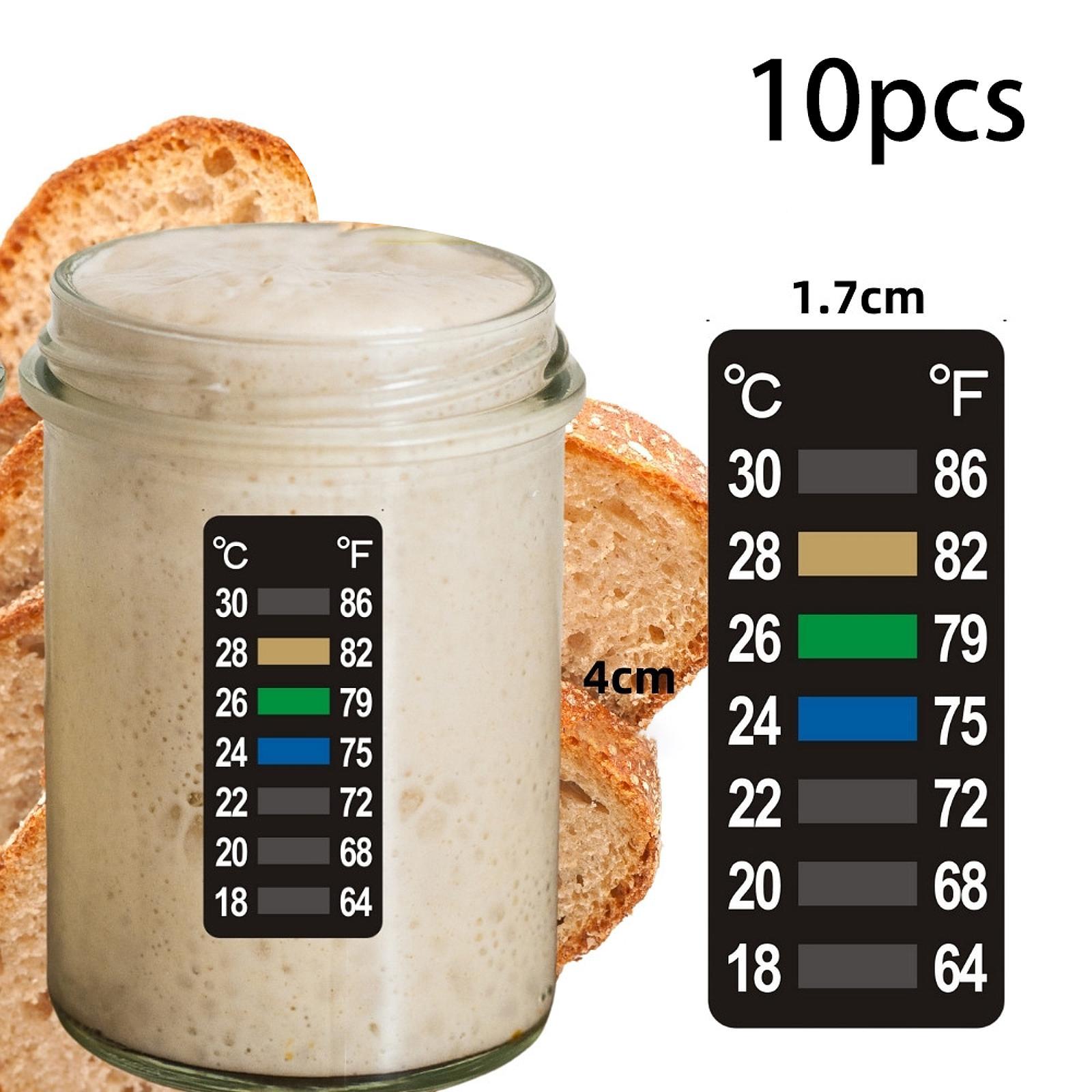 Temperature Strip Thermometer - 10個入り温度ストリップ ワイン醸造発酵用温度測定用