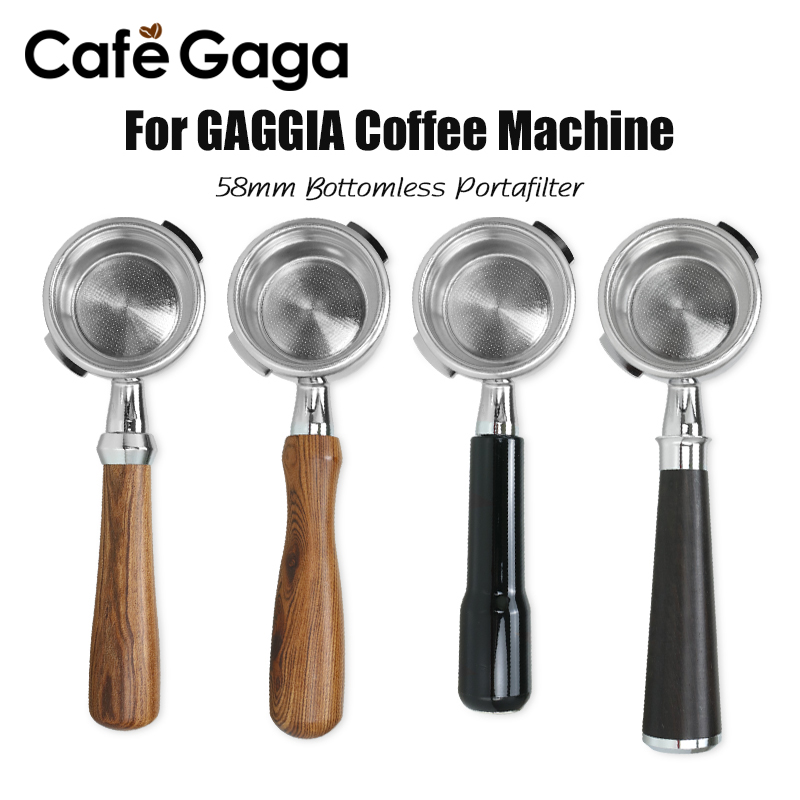 Naked Portafilter Bottomless - 58 ミリメートルコーヒー底なしポルタフィルター GAGGIA クラシックプロ裸フィルターバスケットバリスタアクセサリーエスプレッソ工作機械グッズ