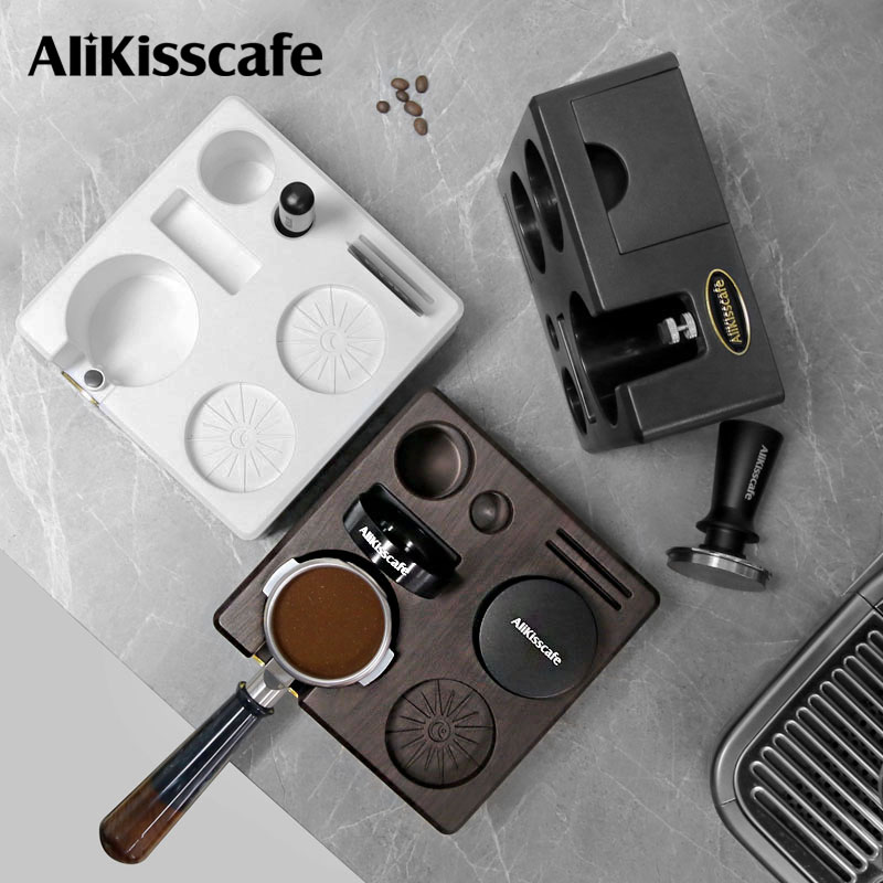 Coffee Equipment Holder - AliKisscafe コーヒータンピングステーションポルタフィルターホルダー収納引き出し 51 ミリメートル 54 ミリメートル