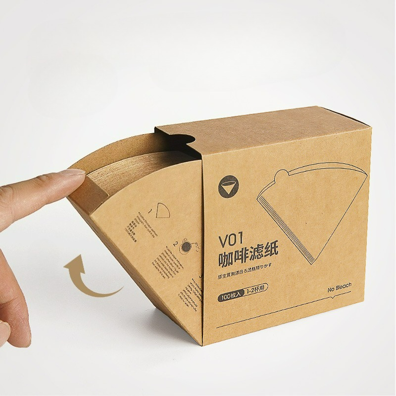 Coffee Equipment V60 - 天然紙フィルター 無漂白 使い捨てコーヒーフィルター コーンフィルター ドリップ式コーヒーメーカー対応 ポアオーバーコーヒーメーカー対応
