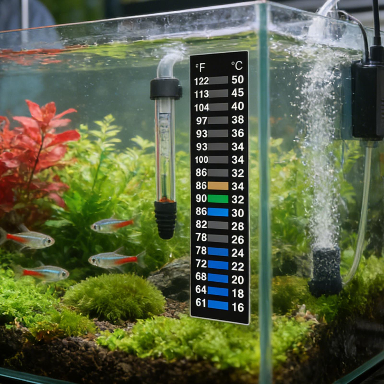 温度ストリップLCD環境追跡ステッカー水槽冷蔵庫冷凍庫用温度 - Temperature Strip Thermometer のレビューと価格