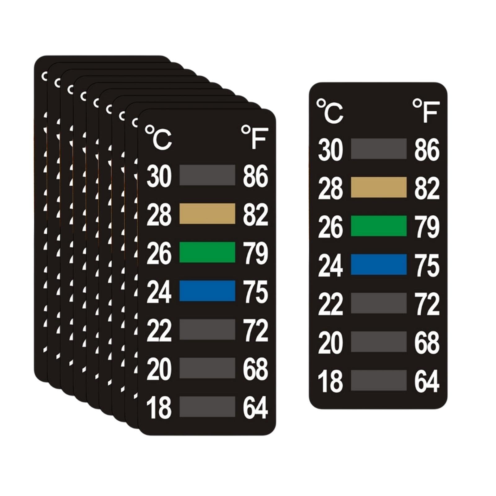 10個入り温度ストリップ ワイン醸造発酵用温度測定用 - Temperature Strip Thermometer のレビューと価格
