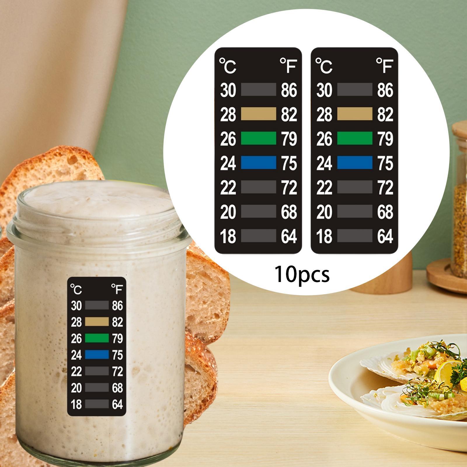 10個入り温度ストリップ ワイン醸造発酵用温度測定用 - Temperature Strip Thermometer のレビューと価格