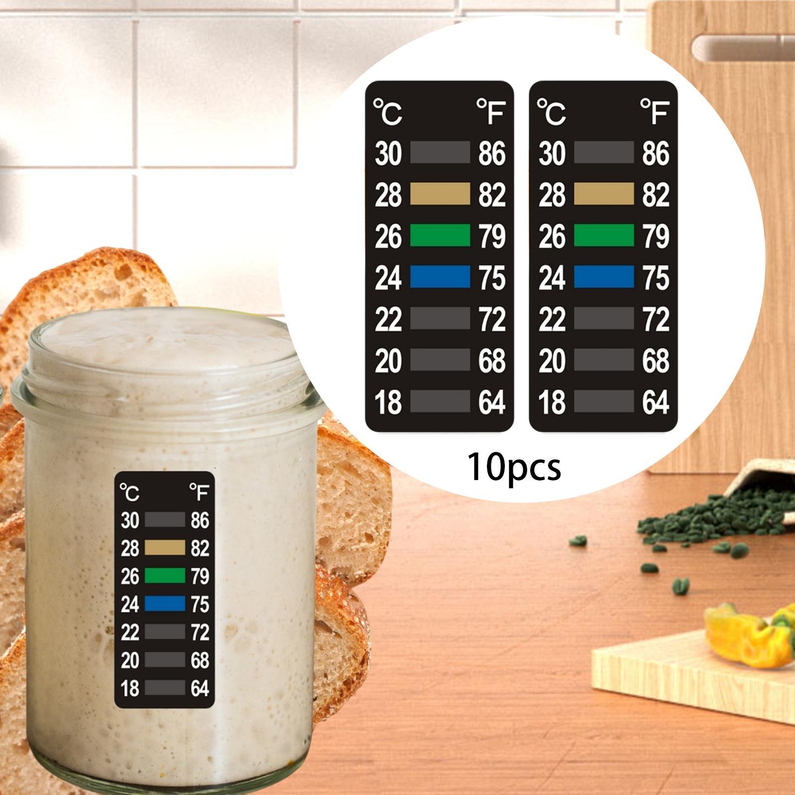 10個入り温度ストリップ ワイン醸造発酵用温度測定用 - Temperature Strip Thermometer のレビューと価格