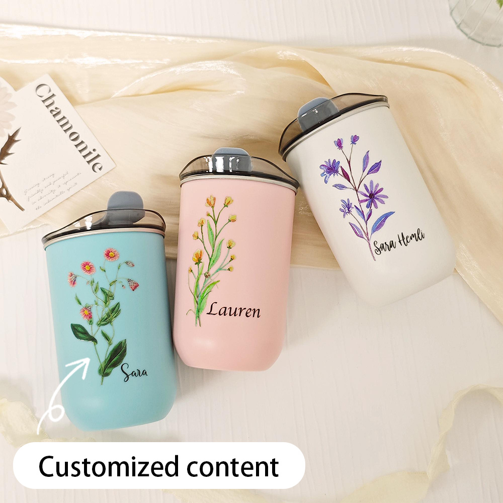 カスタムバースフラワー ステンレススチールタンブラー フリッ - Coffee Equipment Names のレビューと価格