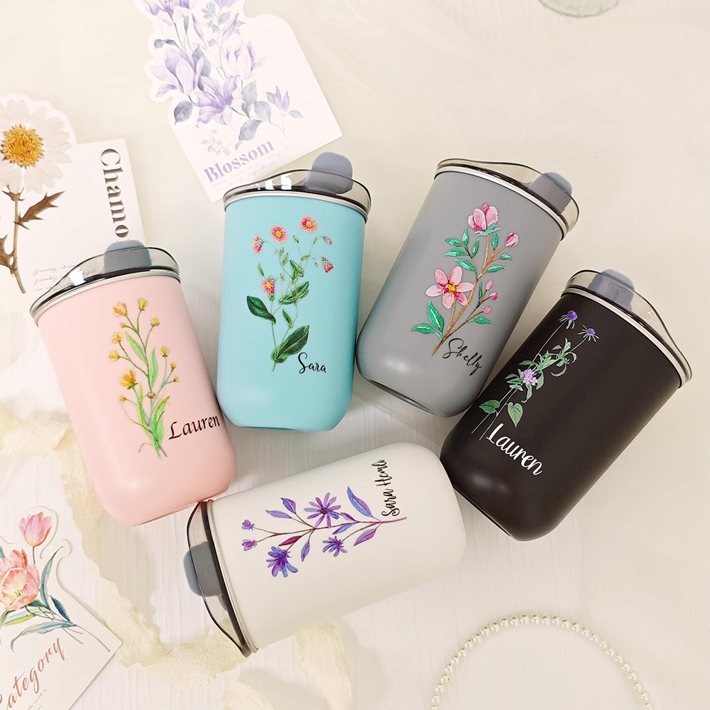 カスタムバースフラワー ステンレススチールタンブラー フリッ - Coffee Equipment Names のレビューと価格