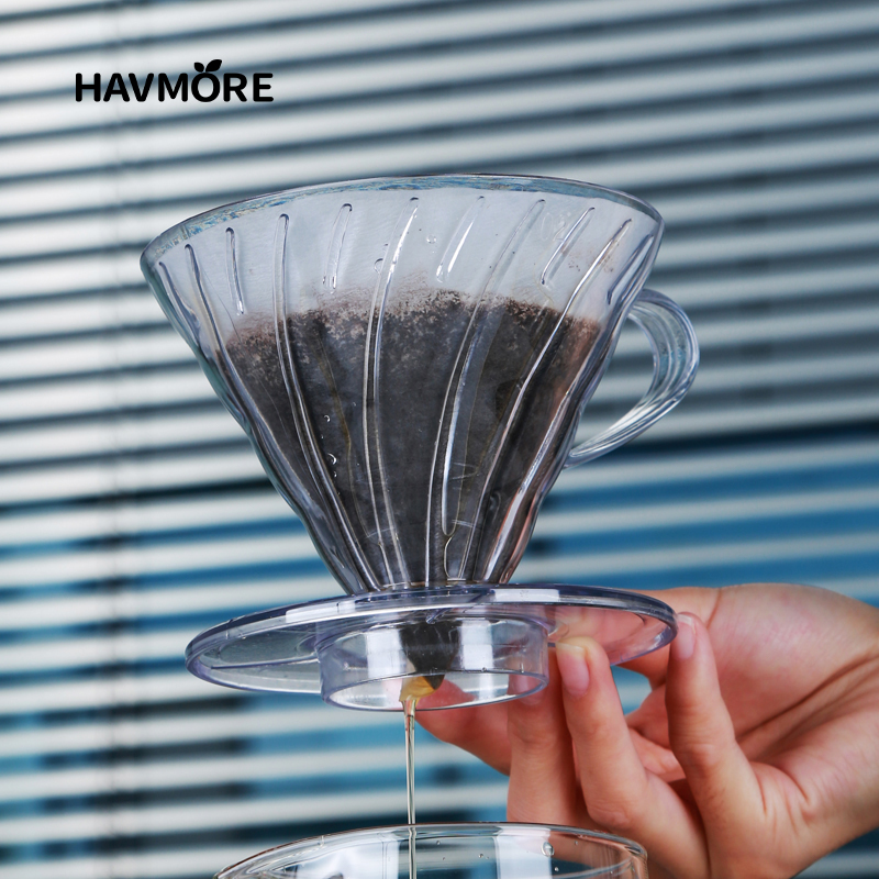 再利用可能なコーヒードリッパー樹脂コーヒーフィルターバリスタ - Coffee Equipment V60 のレビューと価格