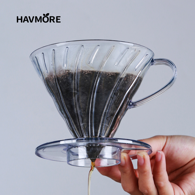 再利用可能なコーヒードリッパー樹脂コーヒーフィルターバリスタ - Coffee Equipment V60 のレビューと価格
