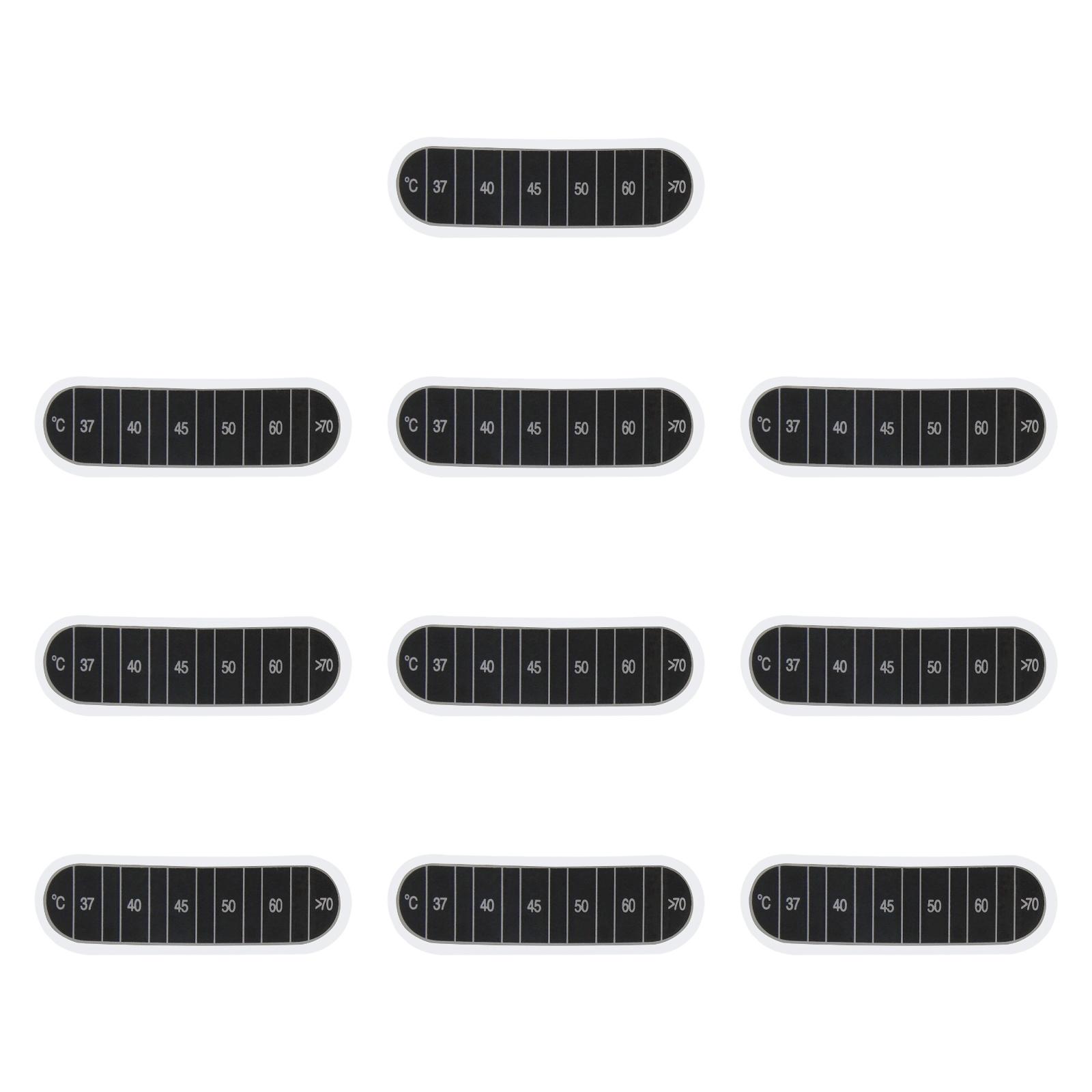 10x 温度ストリップス 試験範囲 30-70 ° C 読み - Temperature Strip Thermometer のレビューと価格