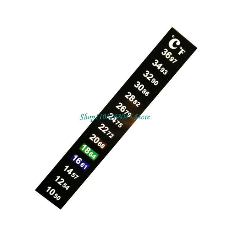 R53F スティックオン温度計ストリップ垂直ステッカーワイン - Temperature Strip Thermometer のレビューと価格