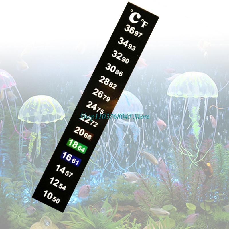 R53F スティックオン温度計ストリップ垂直ステッカーワイン - Temperature Strip Thermometer のレビューと価格