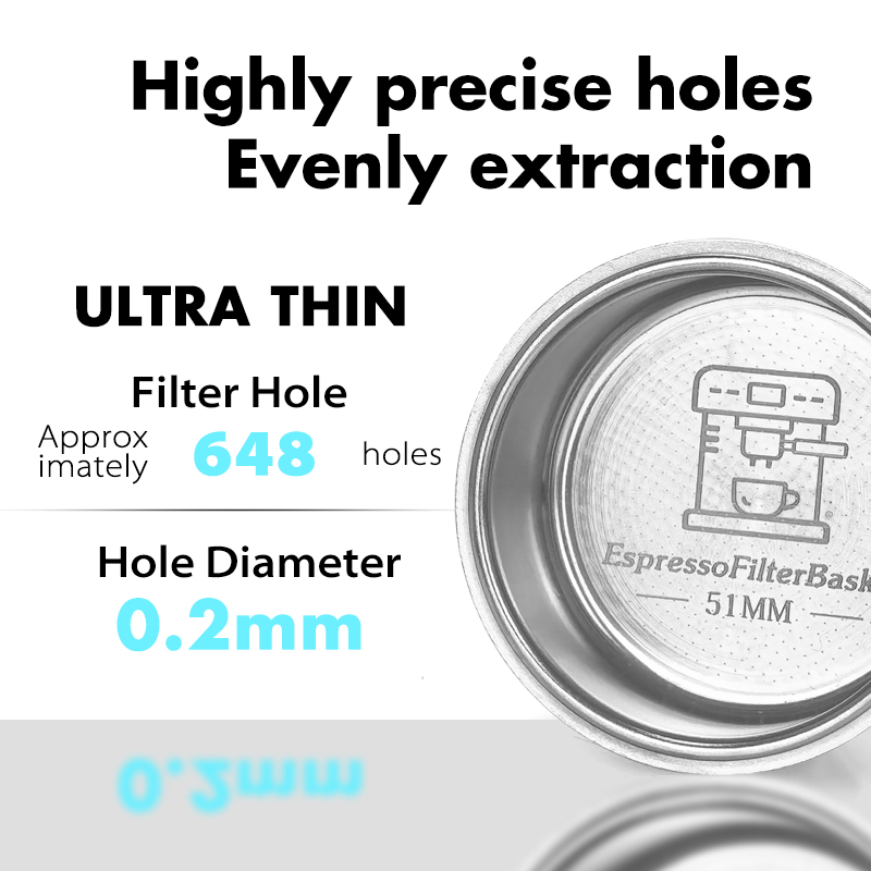 51 ミリメートルコーヒー底なしポルタフィルターネイキッドデ - Naked Portafilter Bottomless のレビューと価格