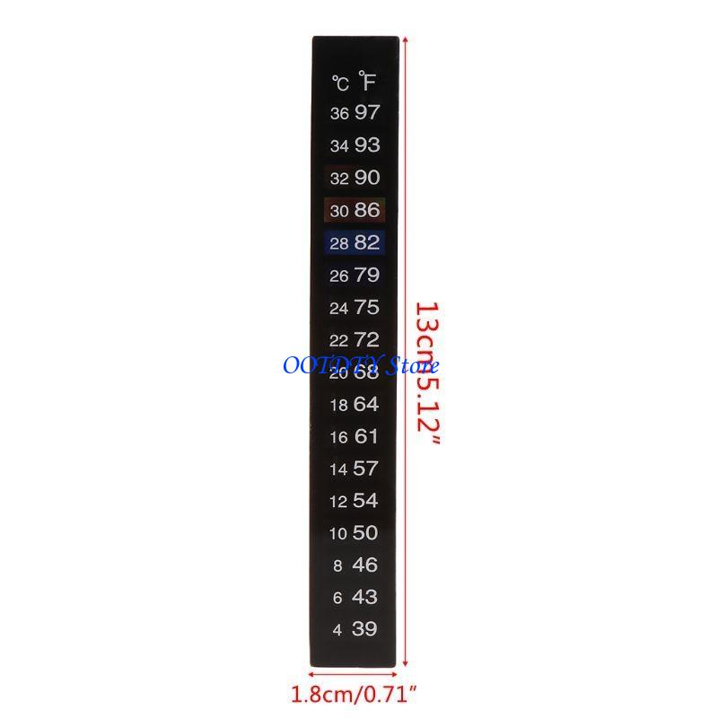 367a 10 PCSベッタステッカー温度計ツマメータースト - Temperature Strip Thermometer のレビューと価格