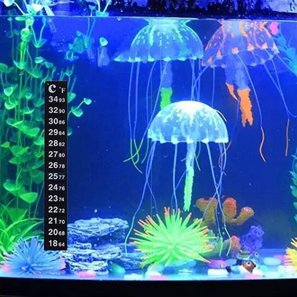 1 個デジタル水族館ホームスティックオン温度計水槽ストリップ - Temperature Strip Thermometer のレビューと価格