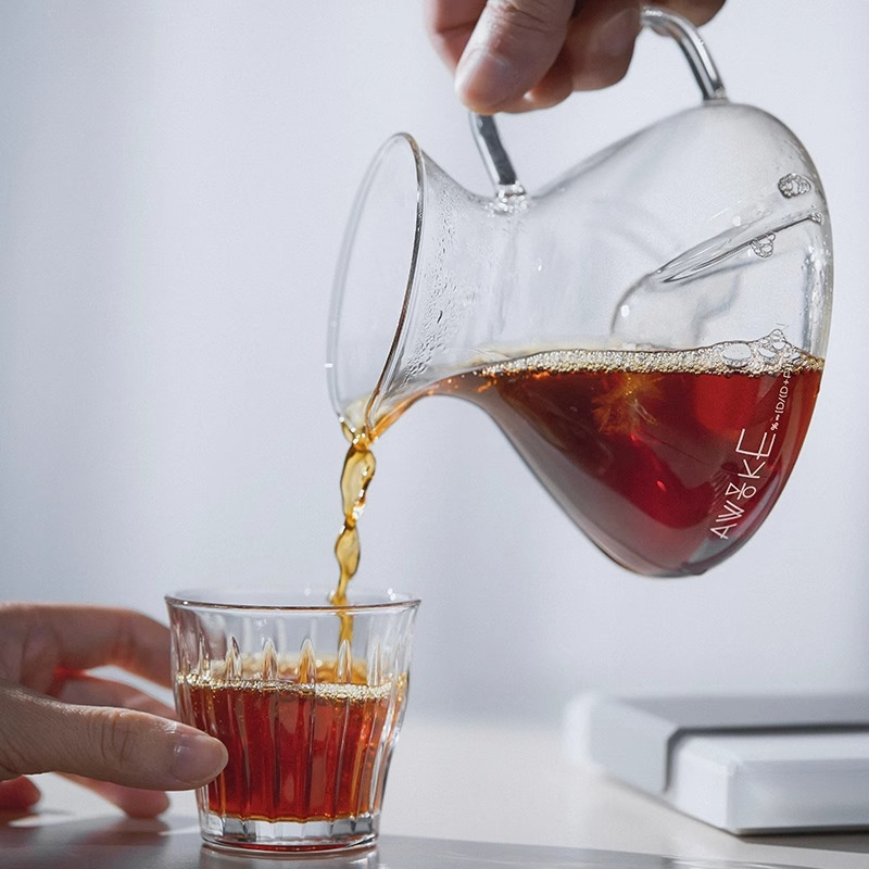 プアオーバーコーヒーメーカー ガラス製コーヒーサーバー V6 - Coffee Equipment V60 のレビューと価格