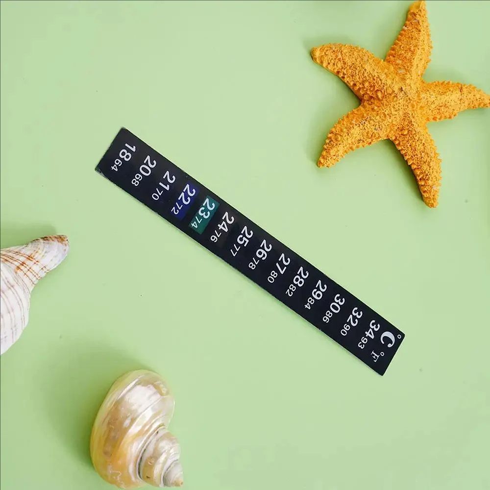 5 個/10 個水族館の水槽ストリップ貼り付け式変色温度計ス - Temperature Strip Thermometer のレビューと価格