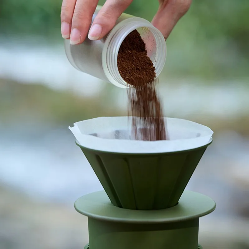 1-2 人コーヒーフィルターカップステンレス鋼ハンドドリップ - Coffee Equipment V60 のレビューと価格