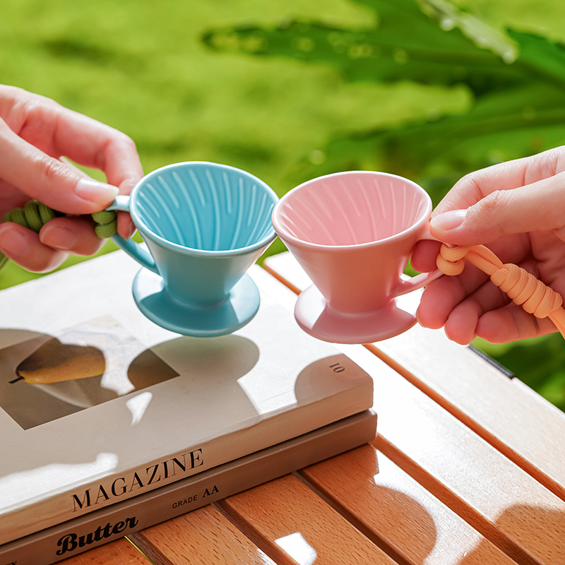 ミニV型ハブモアコーヒーブリューワー、注ぎ口付きコーヒードリ - Coffee Equipment V60 のレビューと価格