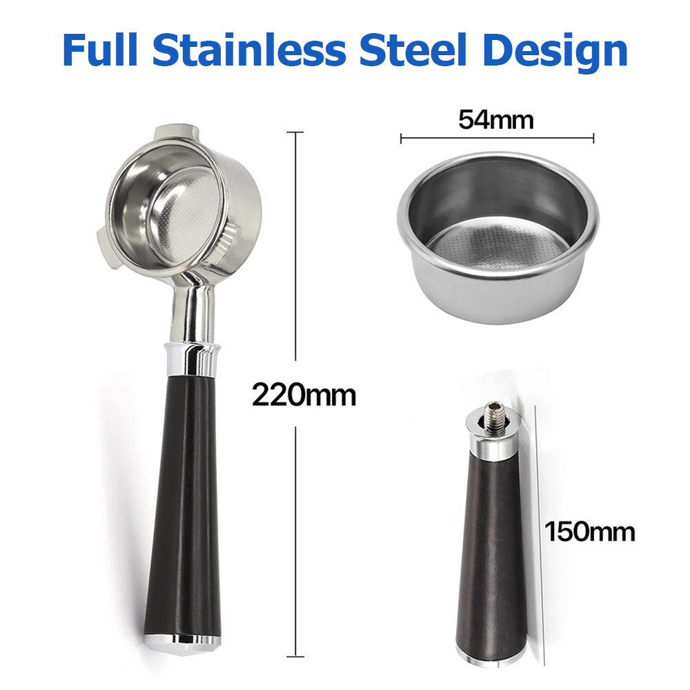 54mm 3耳式コーヒーボトムレスポルタフィルター ネイキッ - Naked Portafilter Bottomless のレビューと価格
