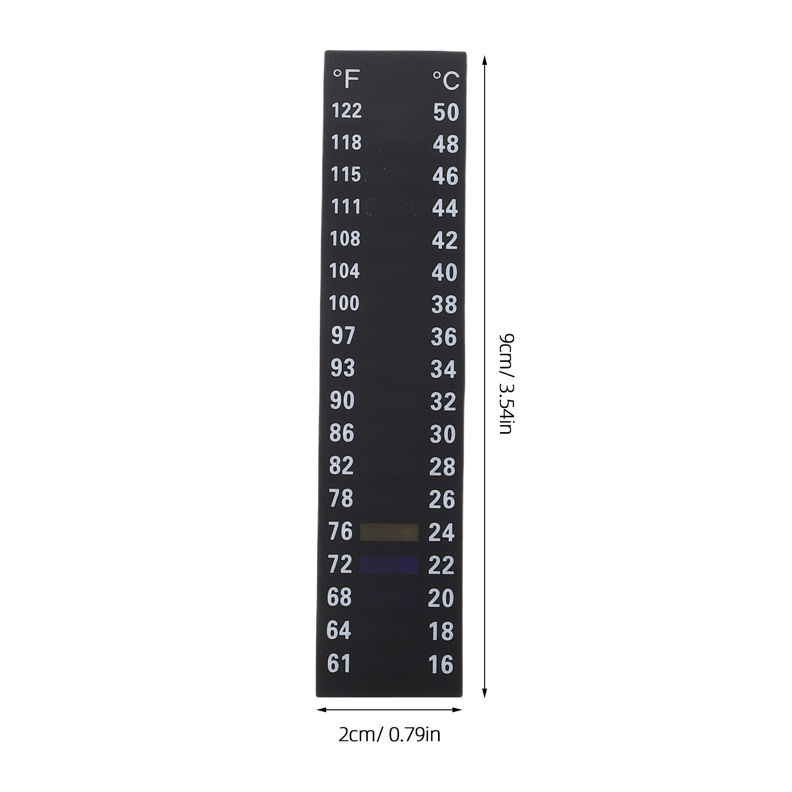 10 個水族館水ストリップボトル温度ステッカー水槽温度計テス - Temperature Strip Thermometer のレビューと価格