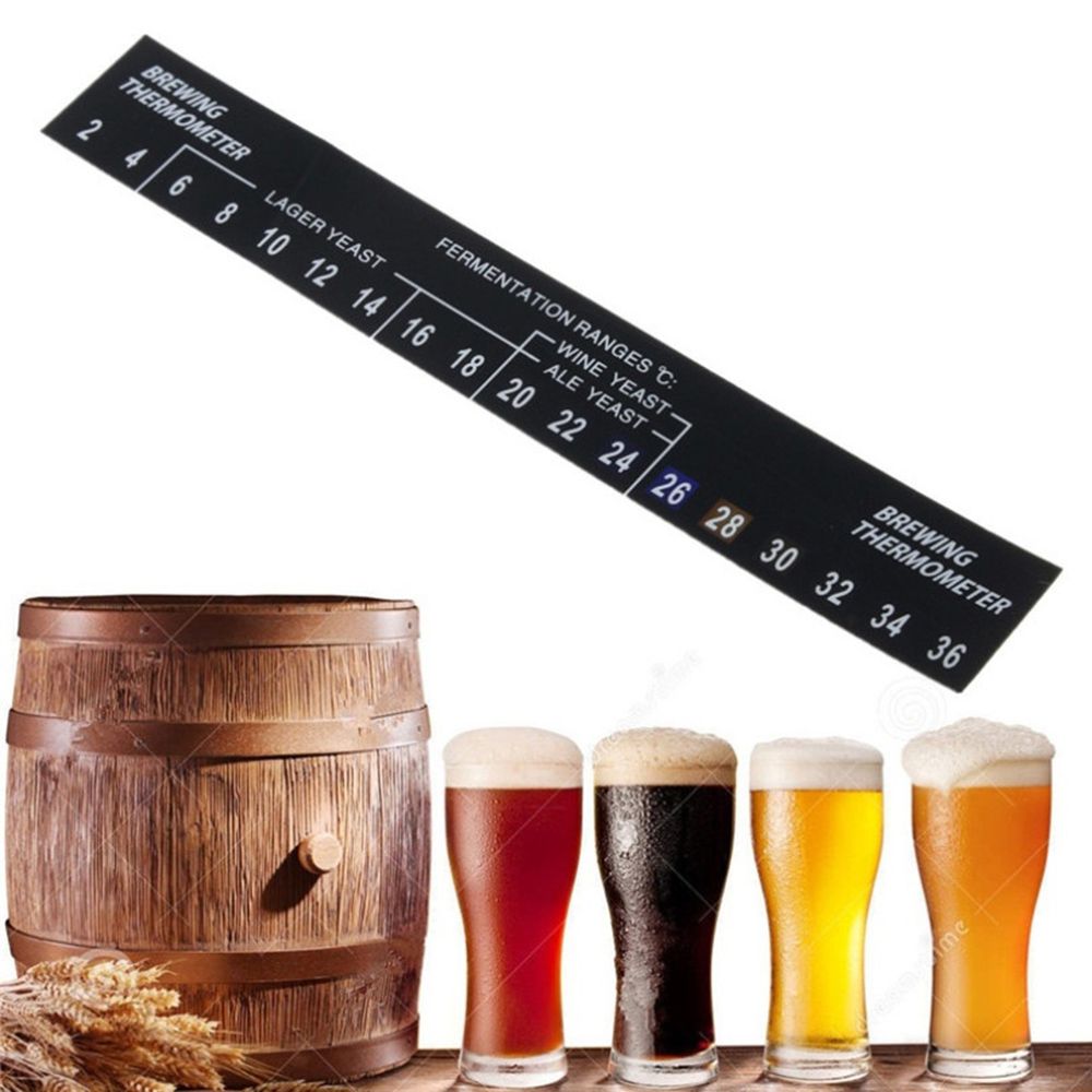 2C から 36C まで有用な発酵ツール接着剤ストリップ醸造 - Temperature Strip Thermometer のレビューと価格