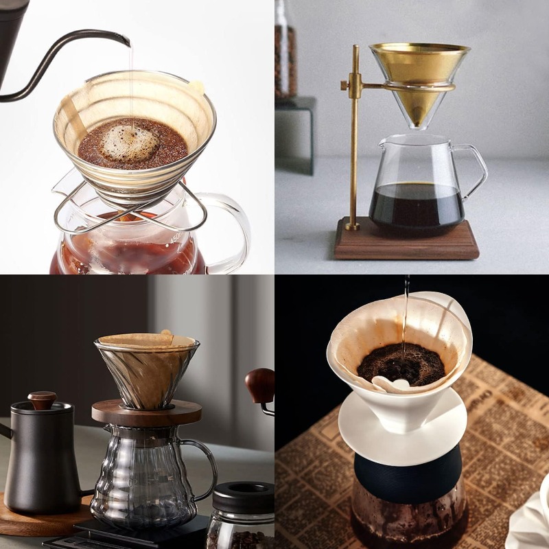 天然紙フィルター 無漂白 使い捨てコーヒーフィルター コーン - Coffee Equipment V60 のレビューと価格