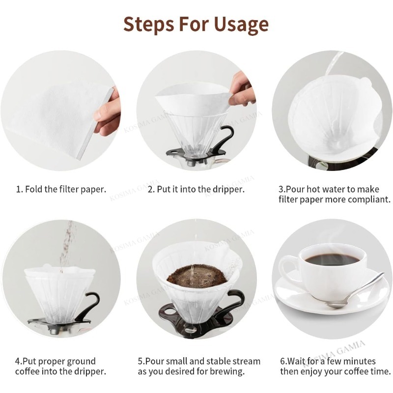 40～120個入り コーヒーフィルターアクセサリー V字型コ - Coffee Equipment V60 のレビューと価格