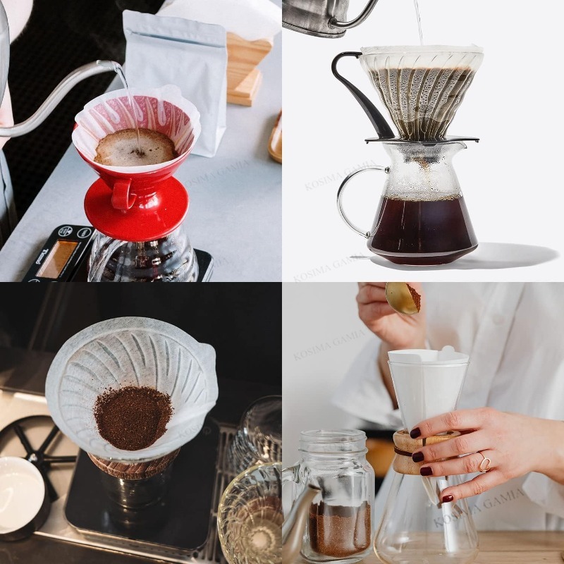 40～120個入り コーヒーフィルターアクセサリー V字型コ - Coffee Equipment V60 のレビューと価格