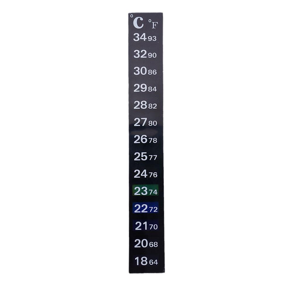 デジタル水族館ホームスティックオン温度計水槽ストリップデュア - Temperature Strip Thermometer のレビューと価格