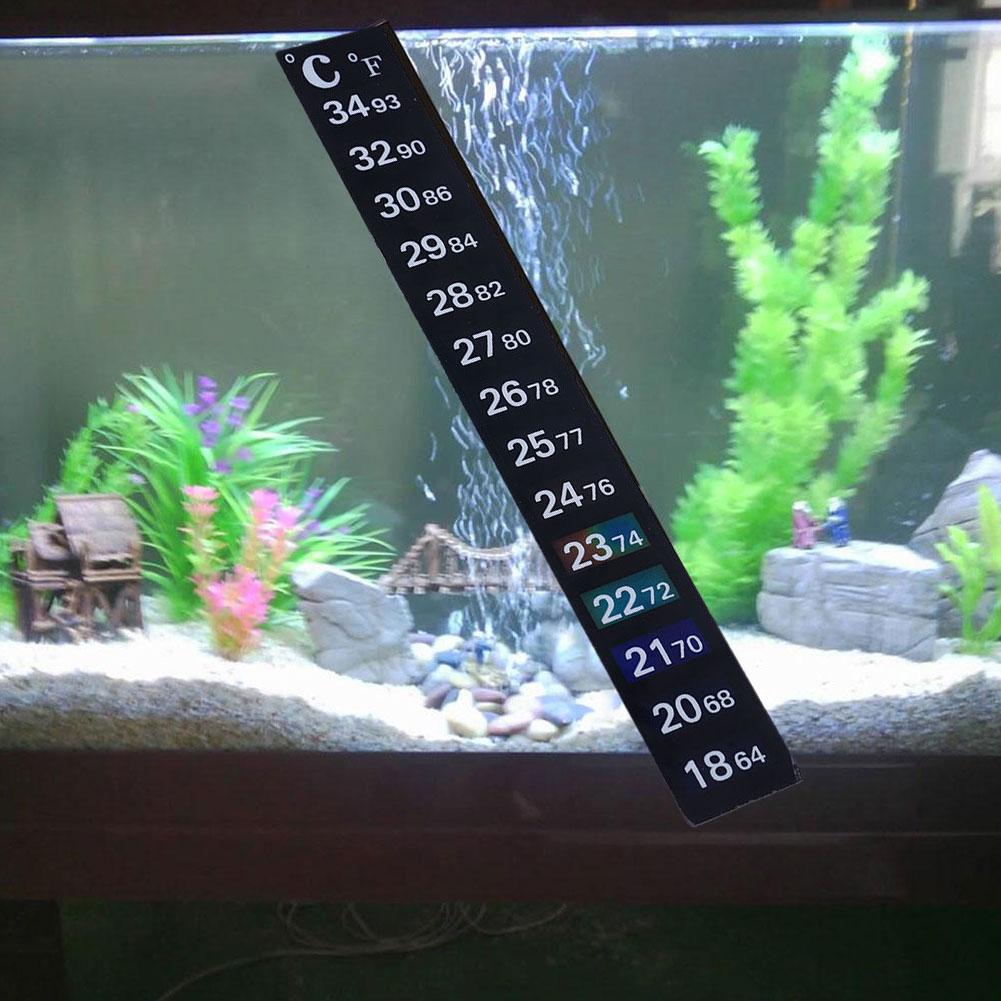 デジタル水族館ホームスティックオン温度計水槽ストリップデュア - Temperature Strip Thermometer のレビューと価格